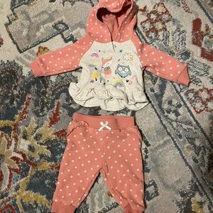 Cute Fox and Rainbow 6M Baby Outfit